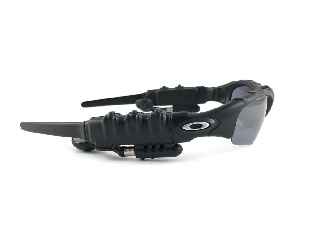 New Vintage Oakley Thump 128MB MP3 Black Iridium Lenses 2003 Sunglasses  6