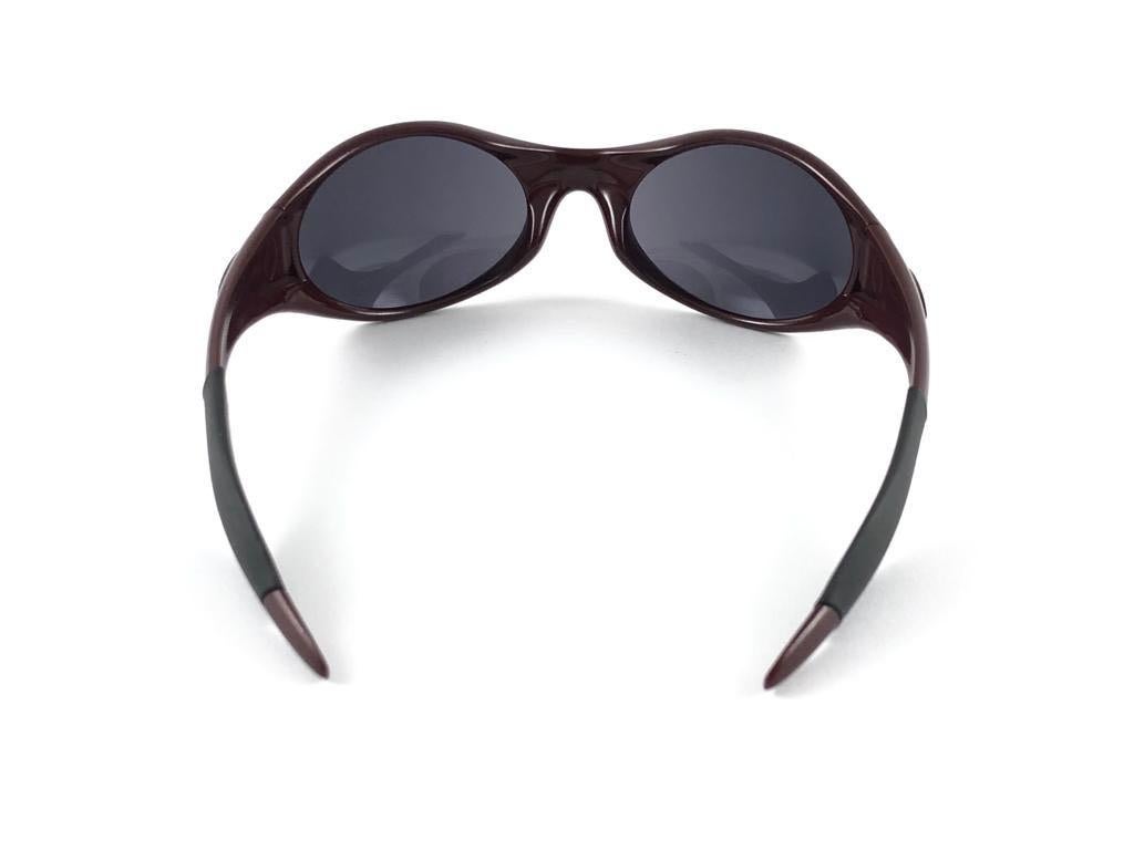New Vintage Oakley Trenchcoat Blood Iridium Lenses 1995 Sunglasses 2