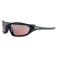 New Vintage Oakley Twenty Black Wrap Around  2000's Sunglasses
