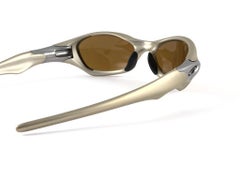 New Vintage Oakley Valve Gold Lenses 2003 Sunglasses
