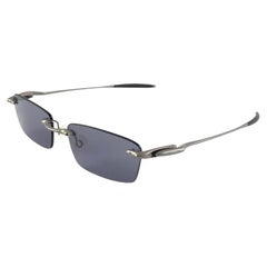 New Vintage Oakley WHY3 Titanium Grey 2001 Sunglasses