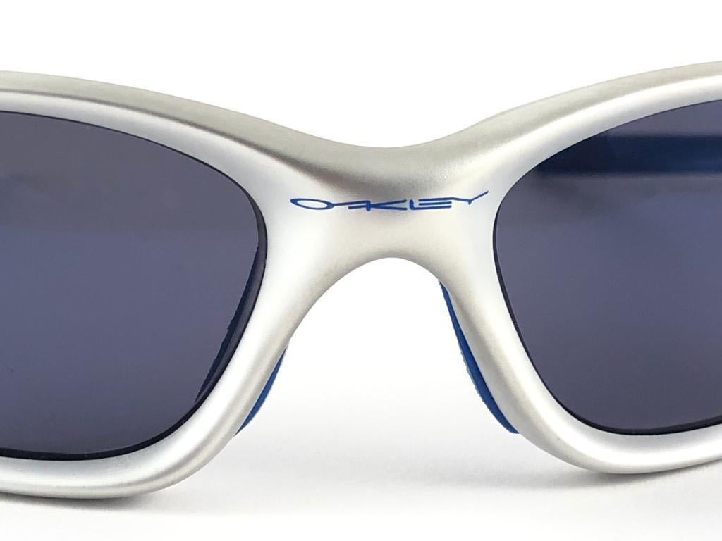 New Vintage Oakley XX FMJ Metallic ICE Iridium Lens 1999 Sunglasses 6