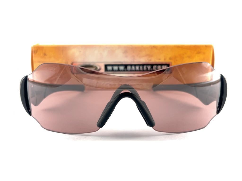 Nuevas gafas de sol vintage Oakley ZERO con montura sin montura en venta 7