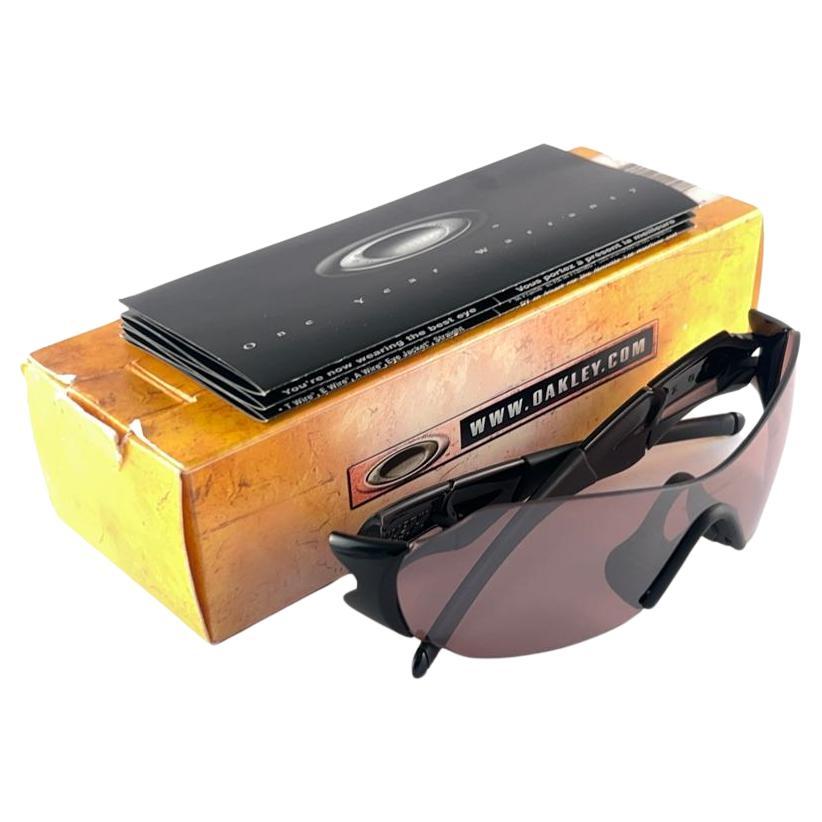 Nuevas gafas de sol vintage Oakley ZERO con montura sin montura Marrón en venta