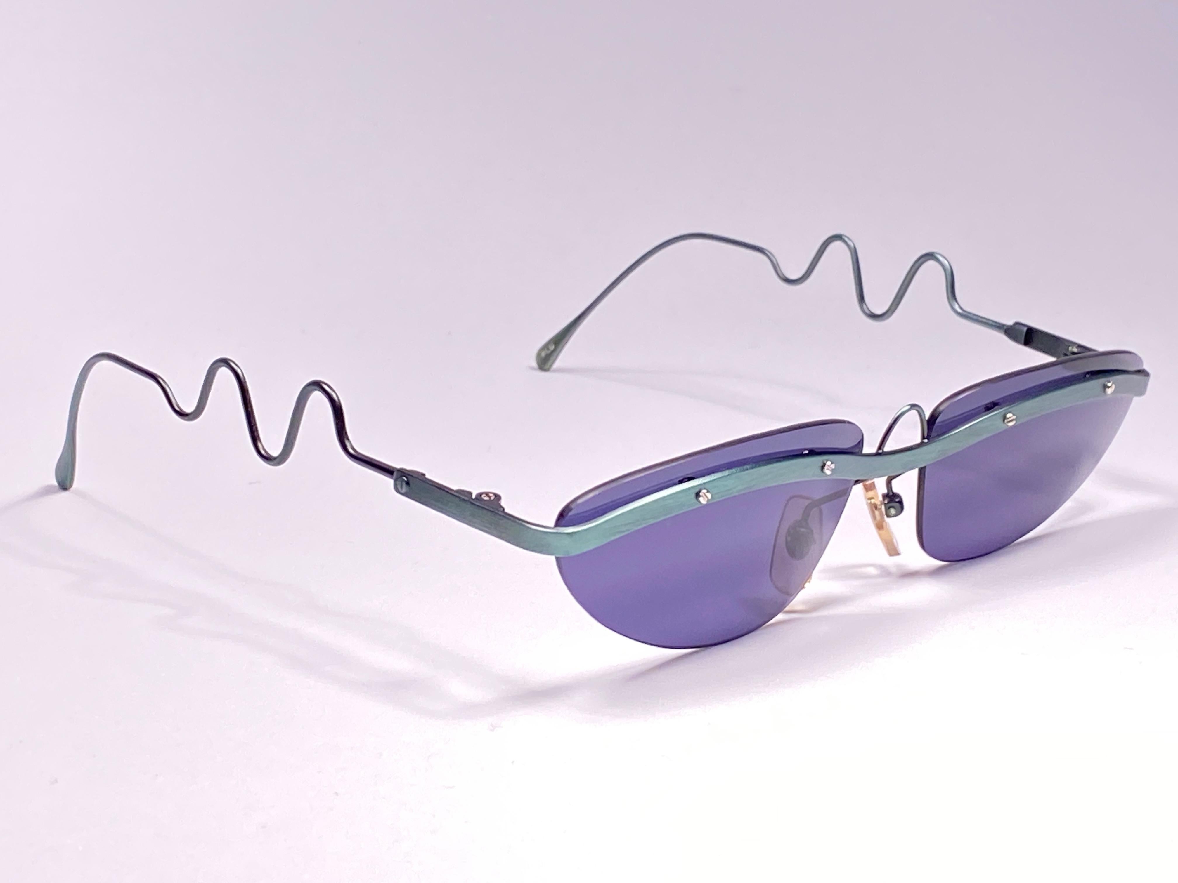purple and green sunglasses