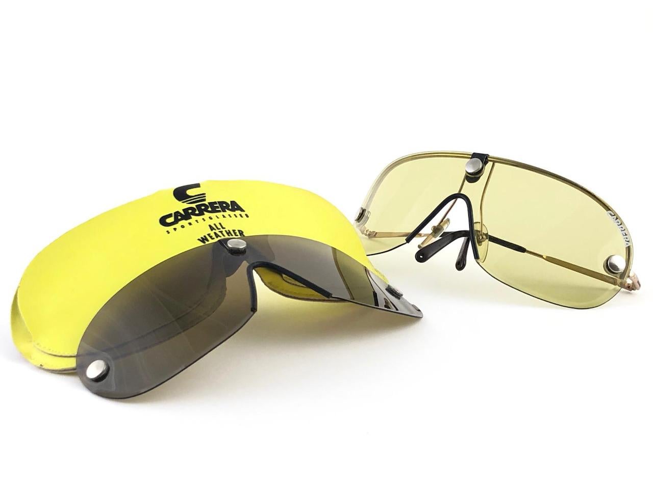 Nuevas gafas de sol vintage Carrera 5418 extragrandes años 70 Austria en venta 10