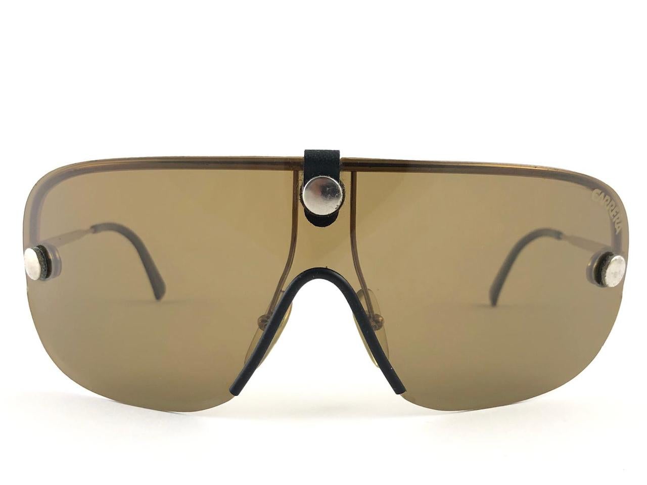 Nuevas gafas de sol vintage Carrera 5418 extragrandes años 70 Austria en venta 3