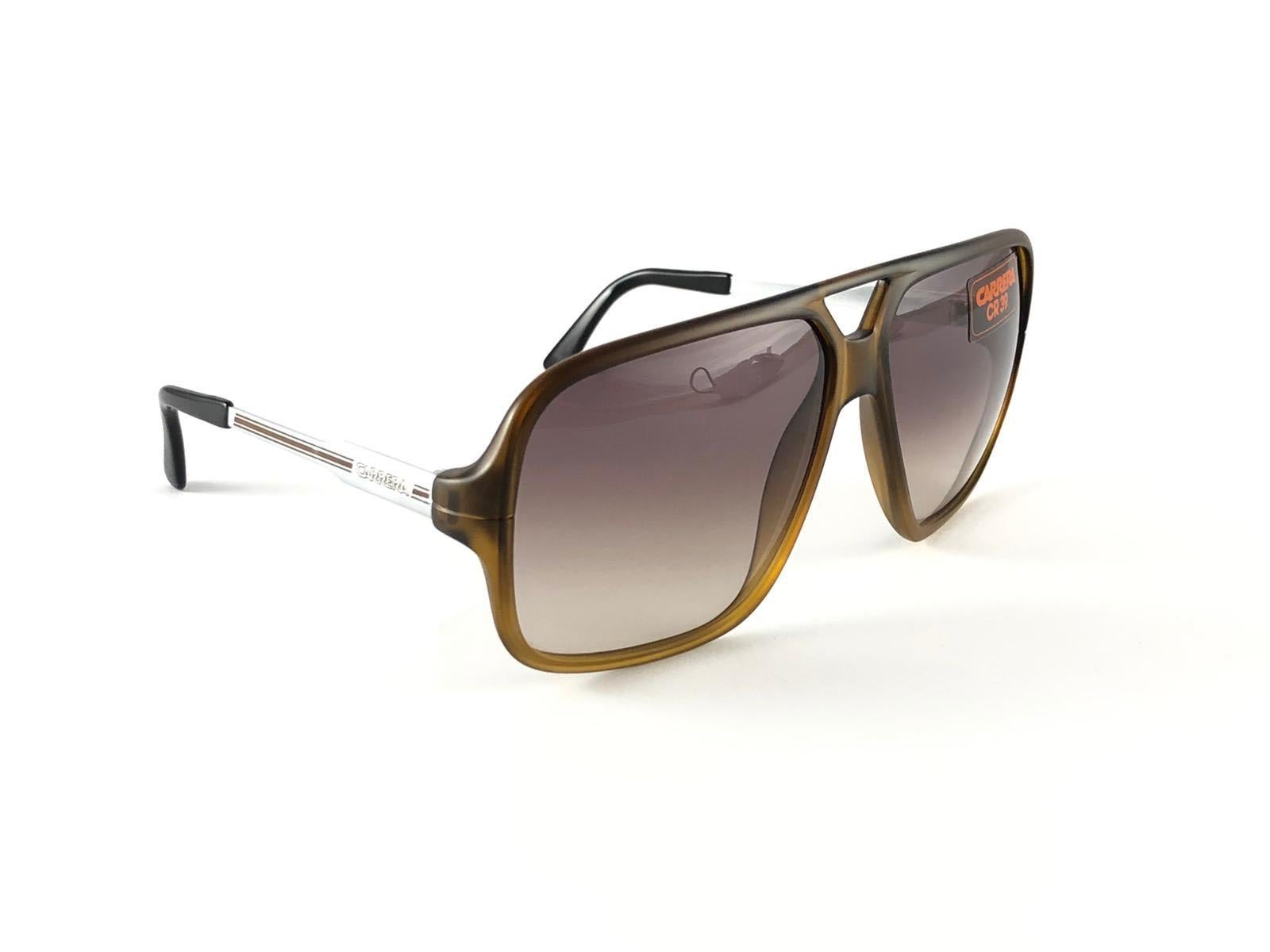 Carrera 5526 grandes lunettes de soleil vintage surdimensionnées, Autriche, années 1970, Neuf Neuf - En vente à Baleares, Baleares