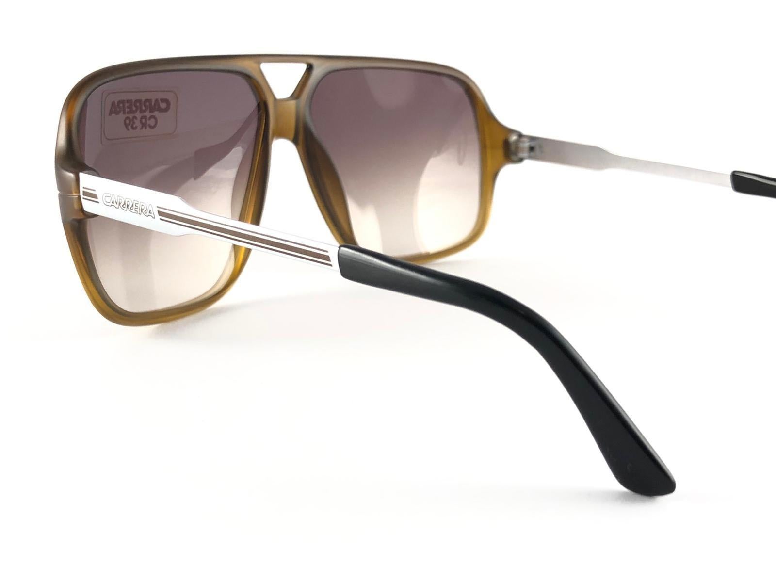 Carrera 5526 grandes lunettes de soleil vintage surdimensionnées, Autriche, années 1970, Neuf en vente 2
