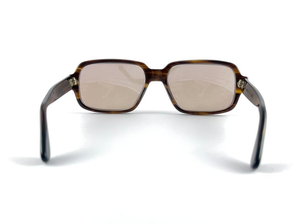 New Vintage OWP Cauder Mod 561  Brown Lenses 1980 Sunglasses For Sale 6