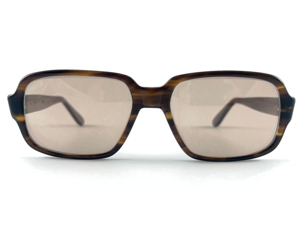New Vintage OWP Cauder Mod 561  Brown Lenses 1980 Sunglasses For Sale 8