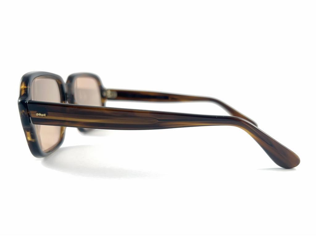 New Vintage OWP Cauder Mod 561  Brown Lenses 1980 Sunglasses In Excellent Condition For Sale In Baleares, Baleares