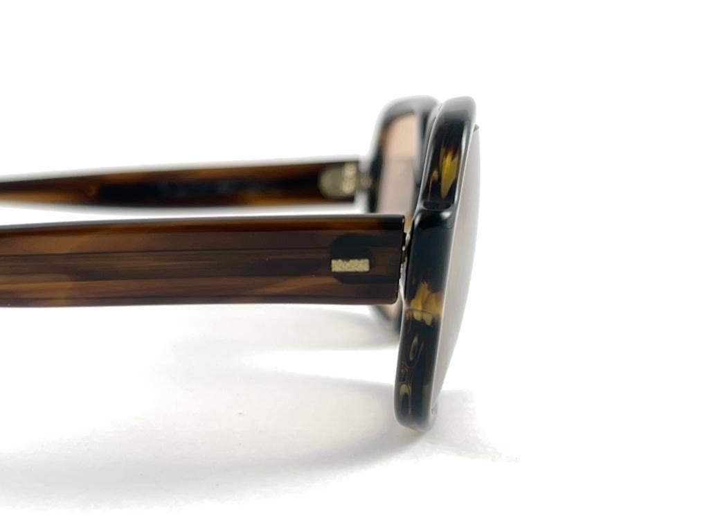 New Vintage OWP Cauder Mod 561  Brown Lenses 1980 Sunglasses For Sale 2