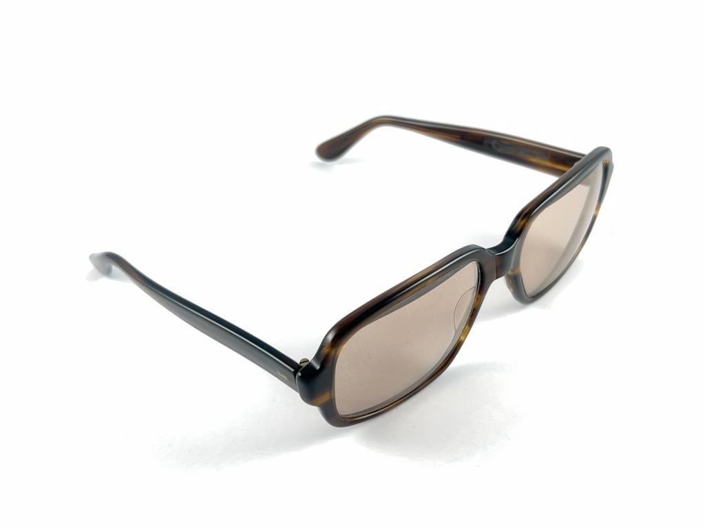 New Vintage OWP Cauder Mod 561  Brown Lenses 1980 Sunglasses For Sale 4