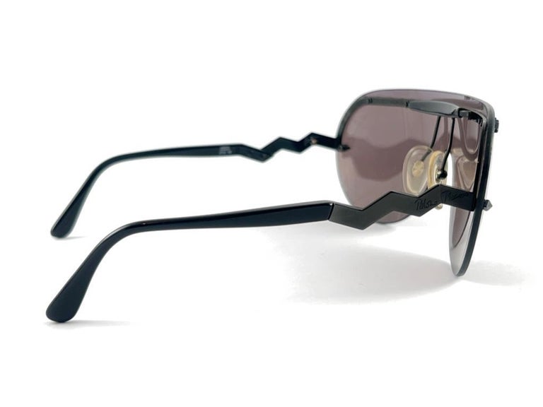 New Vintage Paloma Picasso 3716 90 Black Shield Made In  display picture 2