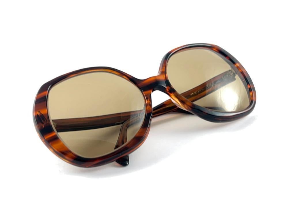 New Vintage Panope Oversized Tortoise Mid Century 1960's Sunglasses For Sale 5