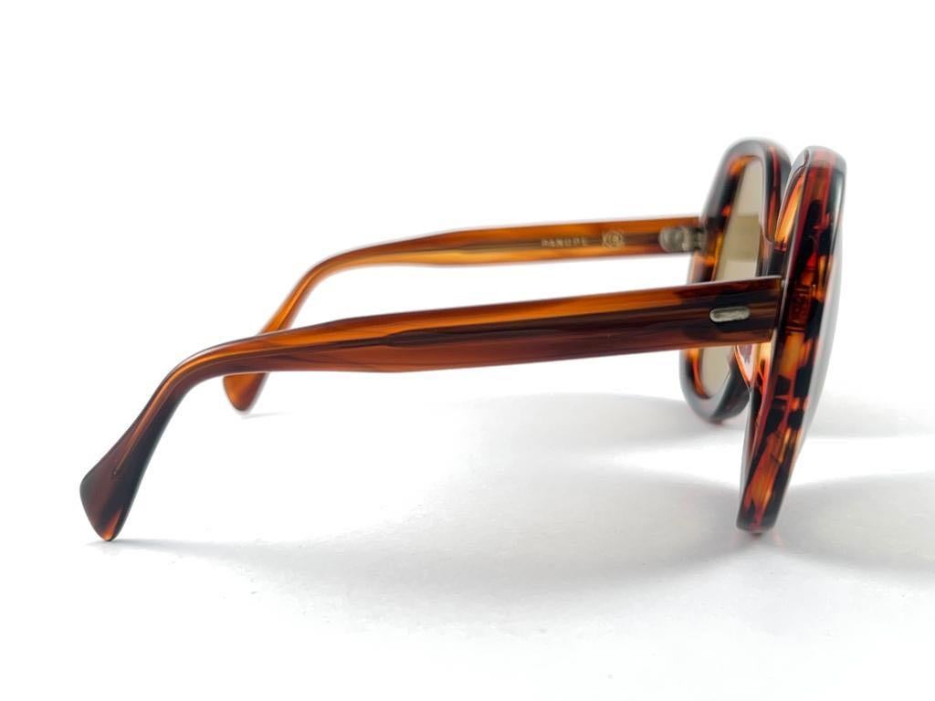 New Vintage Panope Oversized Tortoise Mid Century 1960's Sunglasses For Sale 1