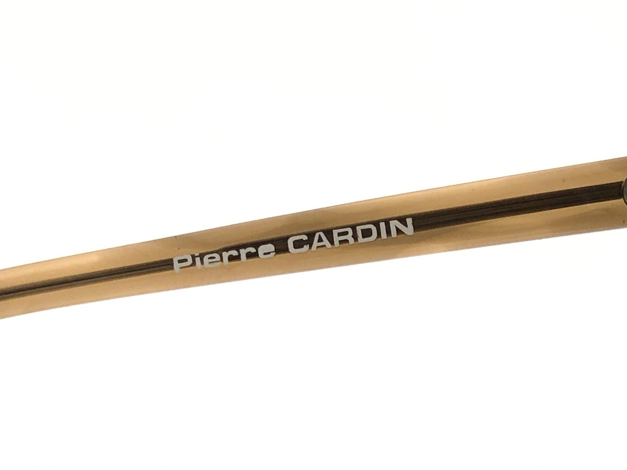 Pierre Cardin: übergroße Vintage-Sonnenbrille mit Schlitzen-Akzenten, 6496, 1960er Jahre im Angebot 3
