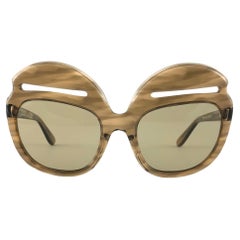Nuevas gafas de sol vintage Pierre Cardin 6496 con detalles de aberturas, años 60