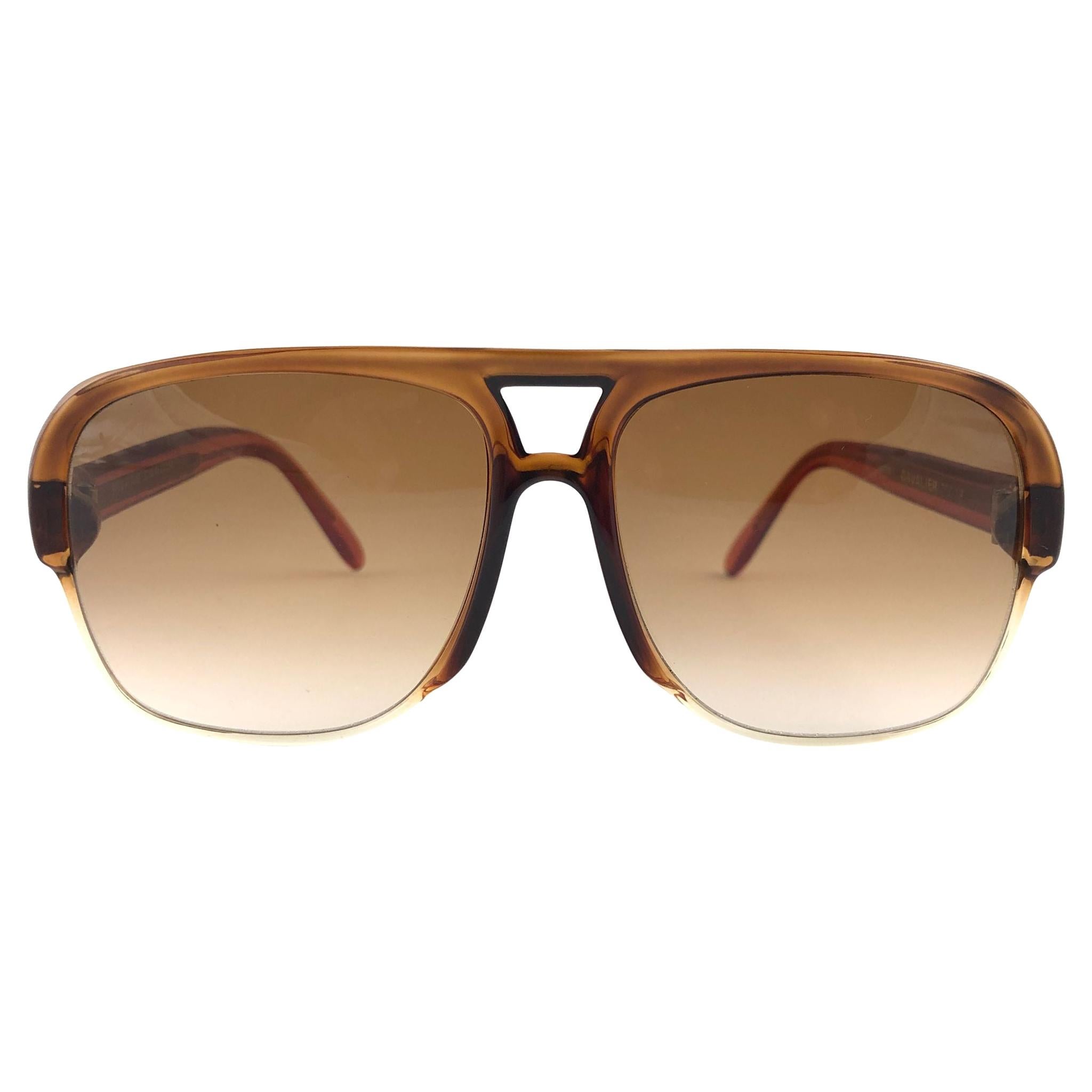 New Vintage Pierre Cardin Oversized 7008 CAVALIER  1970's Sunglasses