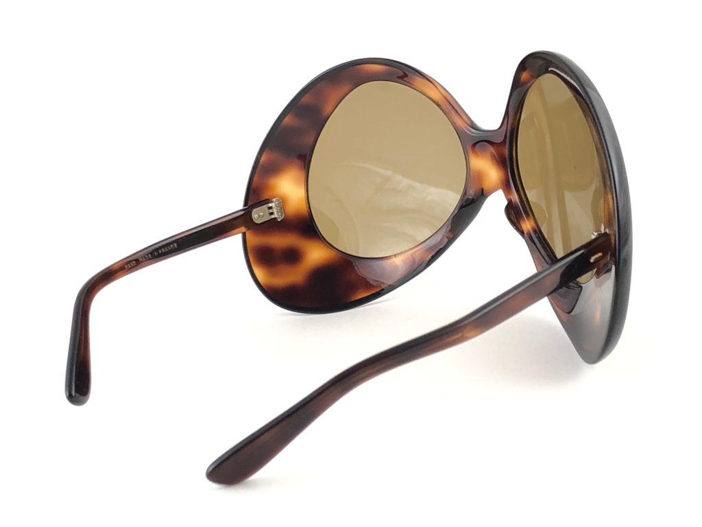 New Vintage Pierre Cardin Oversized Avantgarde Collector Item 1960's Sunglasses For Sale 3