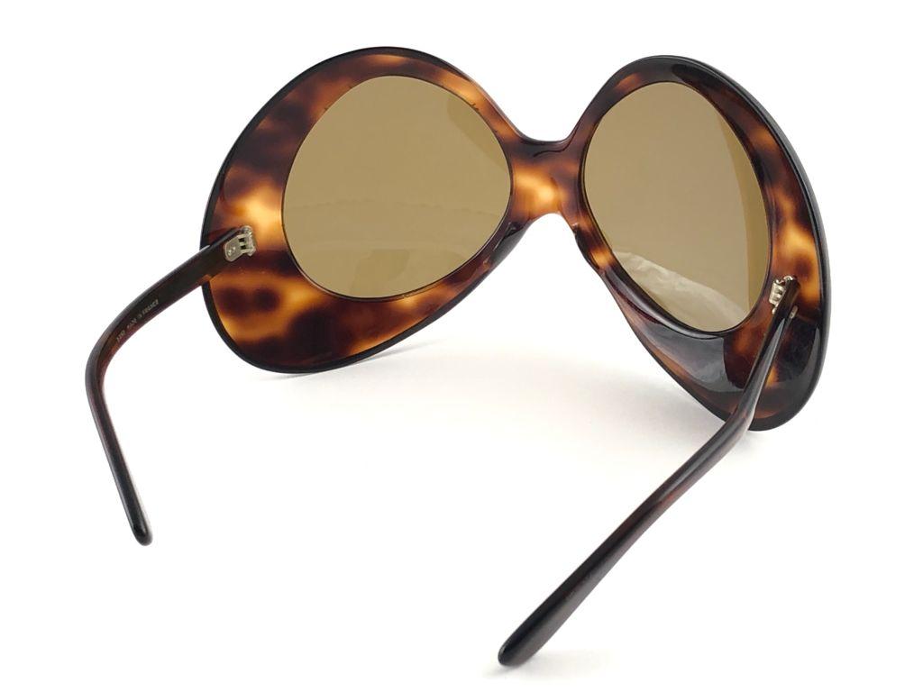 New Vintage Pierre Cardin Oversized Avantgarde Collector Item 1960's Sunglasses For Sale 4