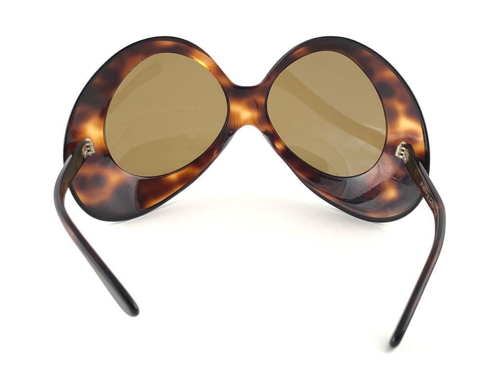 New Vintage Pierre Cardin Oversized Avantgarde Collector Item 1960's Sunglasses For Sale 5