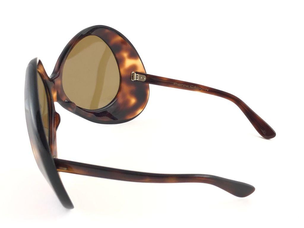 New Vintage Pierre Cardin Oversized Avantgarde Collector Item 1960's Sunglasses For Sale 7