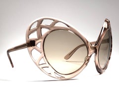 New Vintage Pierre Cardin Oversized Avantgarde Collector Item 1960's Sunglasses