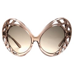 New Vintage Pierre Cardin Oversized Avantgarde Collector Item 1960's Sunglasses