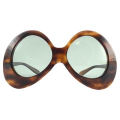 New Vintage Pierre Cardin Oversized Avantgarde Collector Item 1960''s Sunglasses