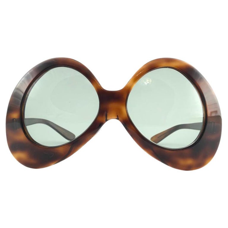 New Vintage Pierre Cardin Oversized Avantgarde Collector Item 1960's  Sunglasses For Sale at 1stDibs
