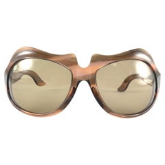 Pierre Marly Albatros Oversized Avantgarde 1960er Jahre Sonnenbrille, neu, Vintage