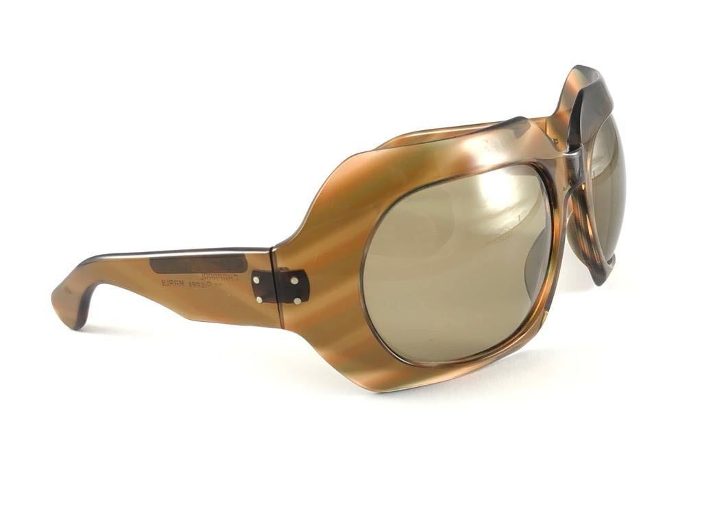 New Vintage Pierre Marly Chaparral Oversized Avantgarde 1960's Sunglasses 3