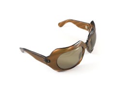 Nuovo Occhiali da sole vintage Pierre Marly Chaparral Oversize Avantgarde anni '60