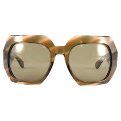 New Vintage Pierre Marly Chaparral Oversized Avantgarde 1960's Sunglasses