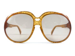 New Vintage Playboy 3031 Optyl Translucent Marbled Oversized Optyl Sunglasses
