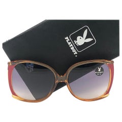 New Retro Playboy 4528  Optyl Translucent Oversized Optyl Sunglasses
