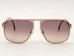 New Vintage Playboy 4540  Optyl Gold Oversized Optyl Sunglasses