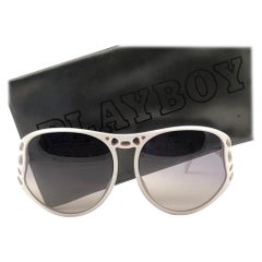 New Retro Playboy 4543 Optyl White Optyl Sunglasses Made in Austria