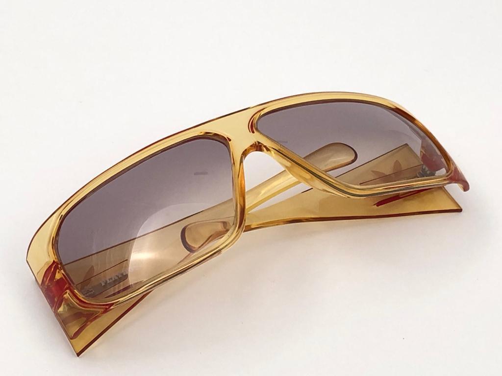 Black New Vintage Playboy 4545 Optyl Translucent Oversized Optyl Sunglasses