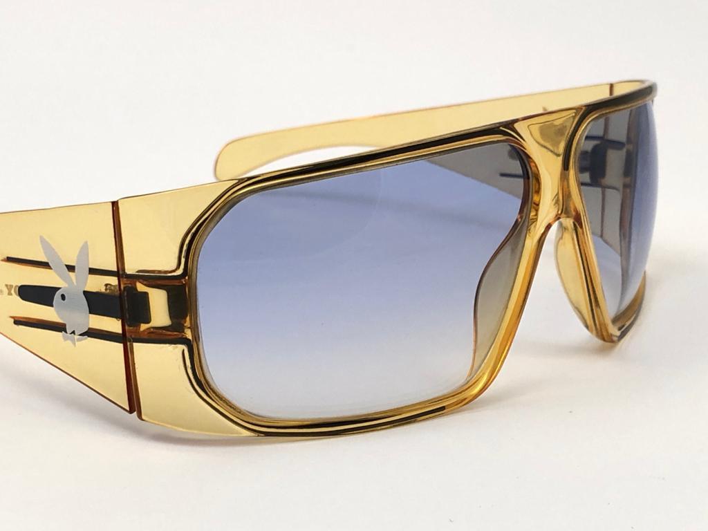 New Vintage Playboy 4545 Optyl Translucent Oversized Optyl Sunglasses 1