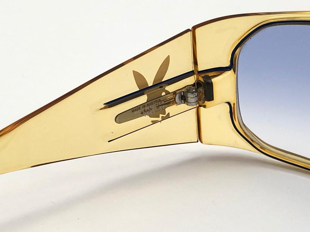 New Vintage Playboy 4545 Optyl Translucent Oversized Optyl Sunglasses 2