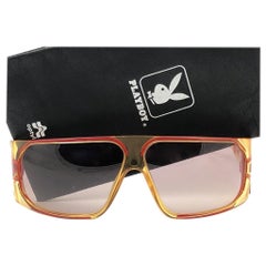 New Retro Playboy 4545 Optyl Translucent Oversized Optyl Sunglasses