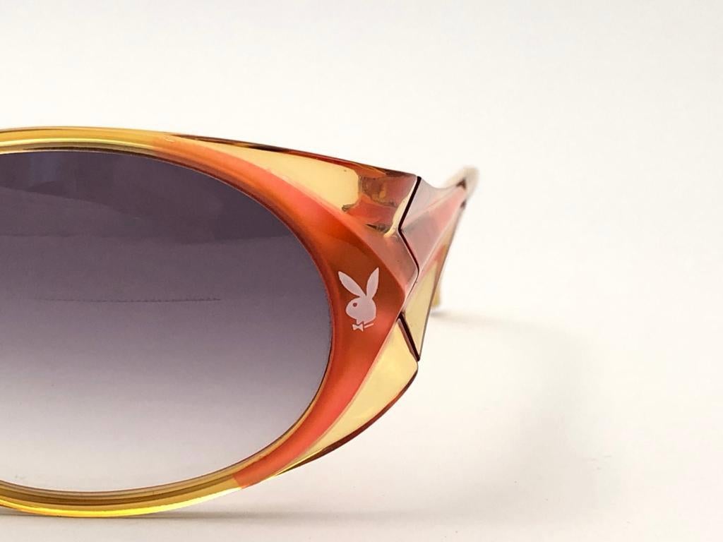 Women's New Vintage Playboy 4560 Translucent Optyl Sunglasses Made in Austria