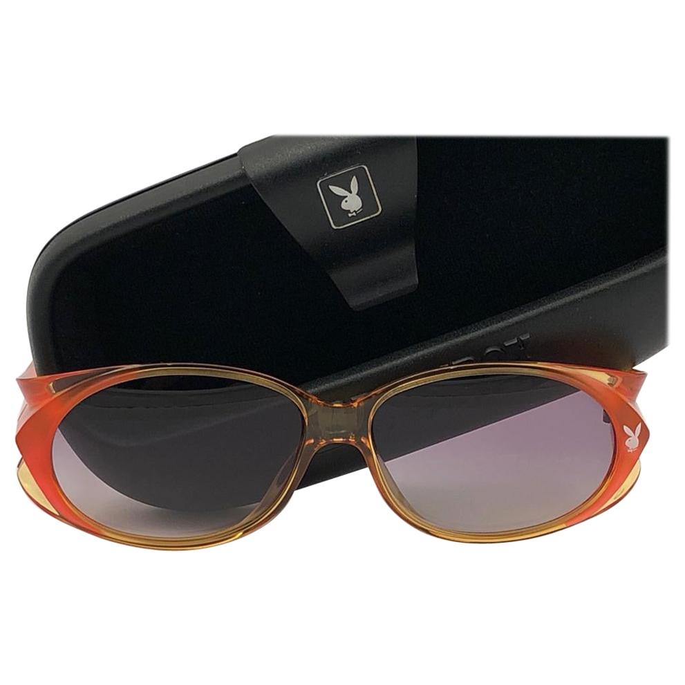 New Vintage Playboy 4560 Translucent Optyl Sunglasses Made in Austria