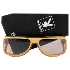 New Vintage Playboy 4561 Optyl Translucent Oversized Optyl Sunglasses