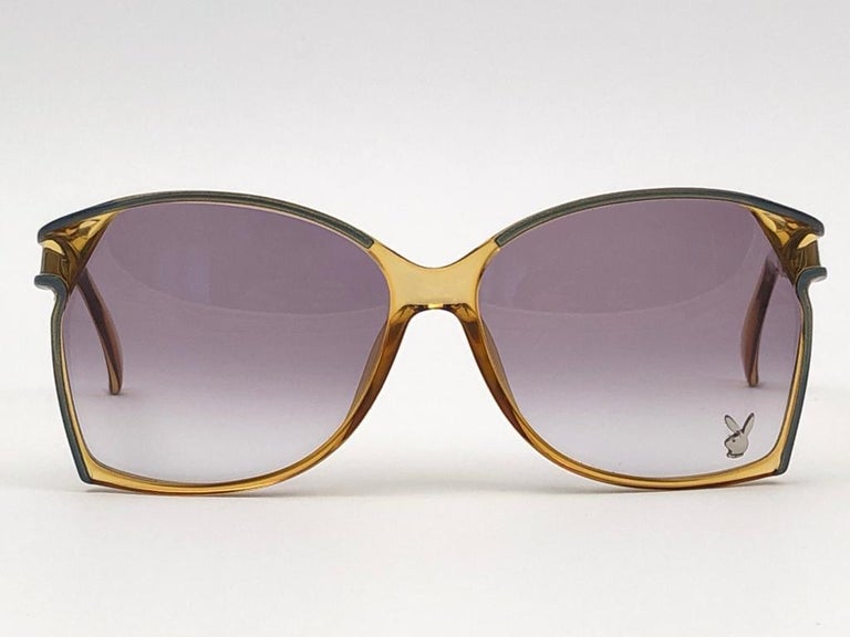 New Vintage Playboy 4573 Optyl Translucent Optyl Sunglasses Made in Austria  For Sale at 1stDibs