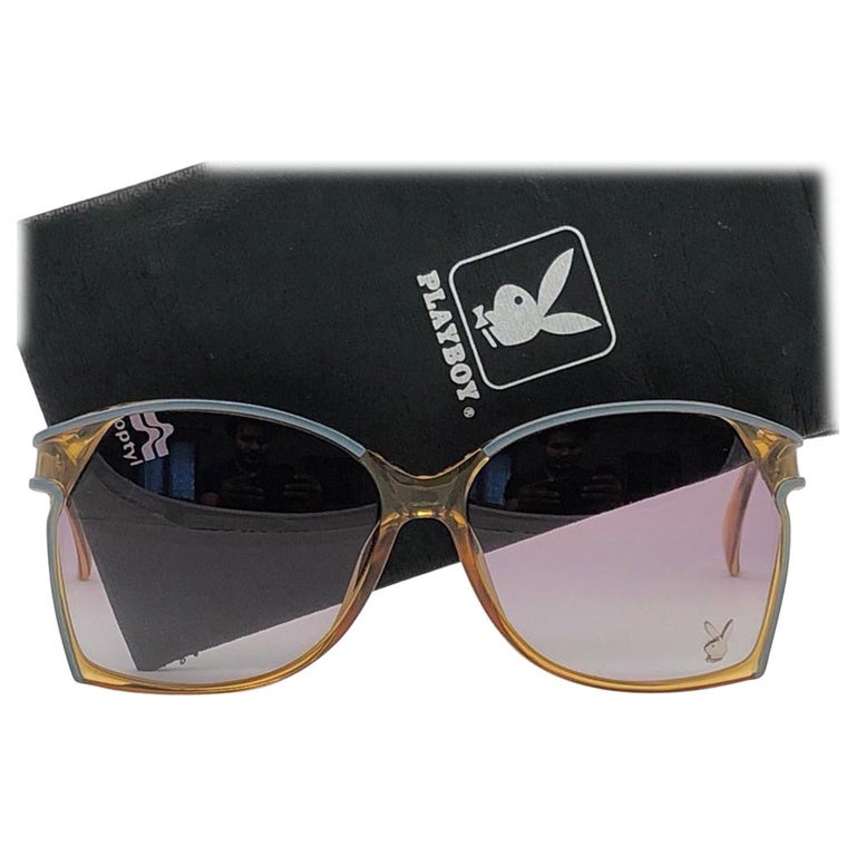 New Vintage Playboy 4573 Optyl Translucent Optyl Sunglasses Made
