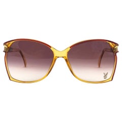 Playboy 4573 - Nouveau Vintage  Lunettes de soleil surdimensionnées en optyl translucide Optyl